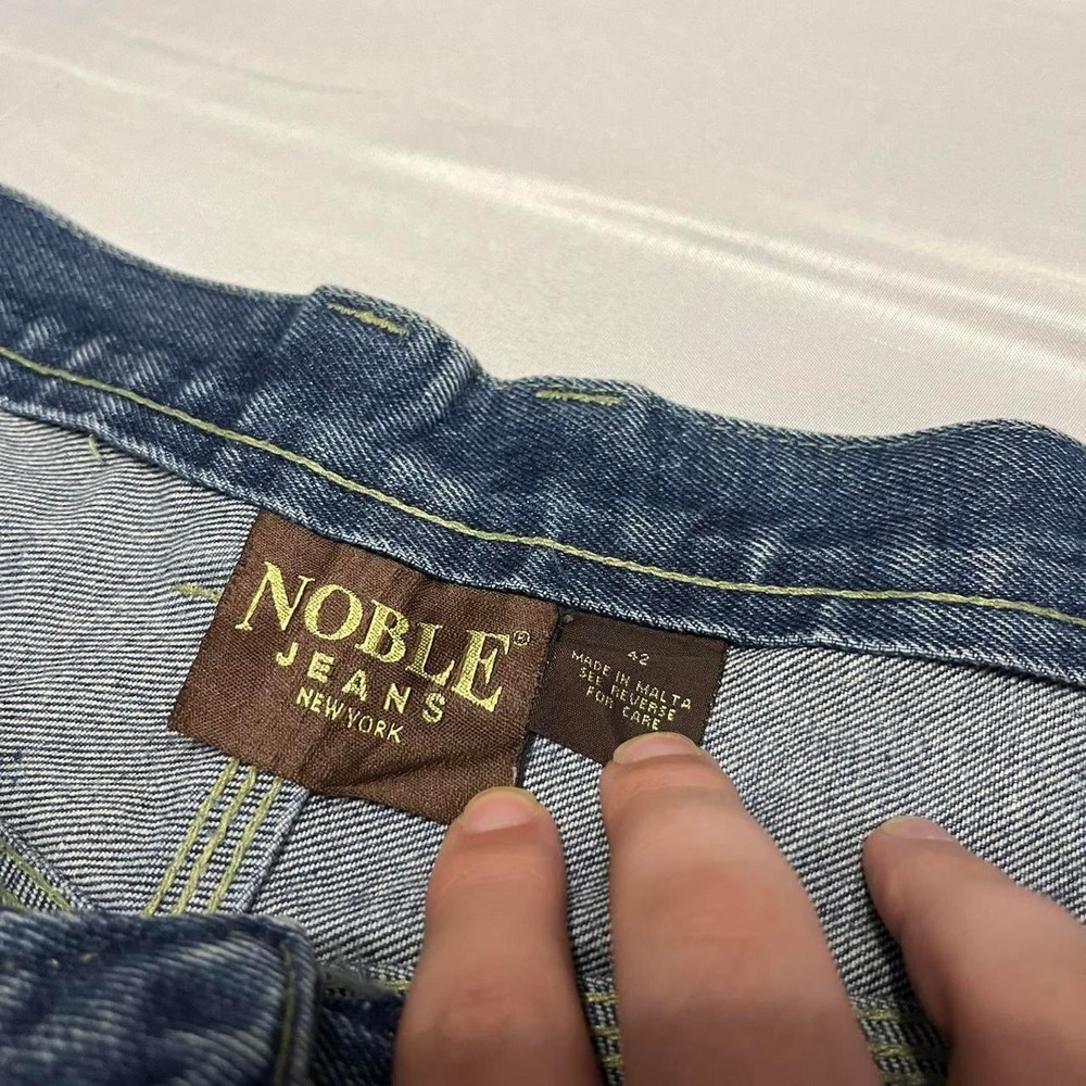 Y2K super baggy Noble Jeans New York Carpenter Jeans Measures 40x32 - Picture 3 of 8